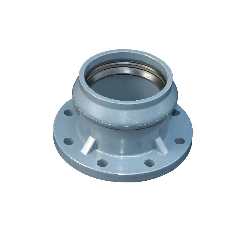 Pn10 PVC Double Rubber Ring Joint Fitting Flanged Connecto