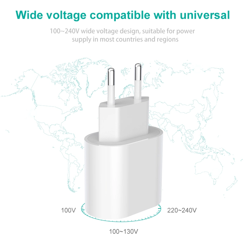 20W Pd USB C Charger for Apple iPhone Fast Charger Quick Charging Adapter